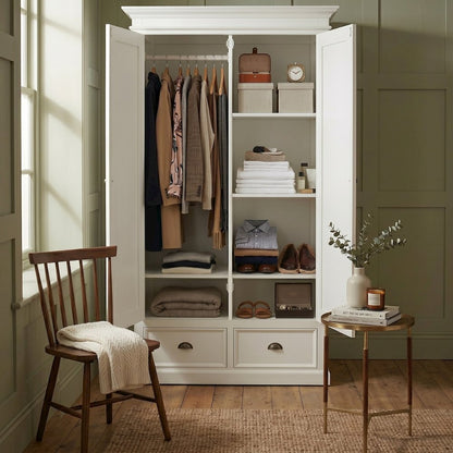 Halifax Classic White Wardrobe