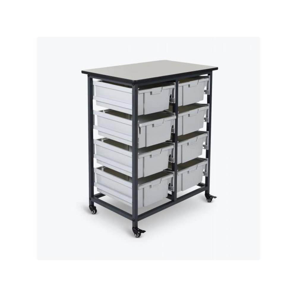 MBS-DR-8L Mobile Bin System - Double Row