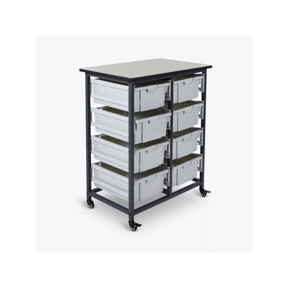 MBS-DR-8L Mobile Bin System - Double Row