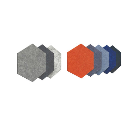 PET Hexagon Midnight Blue Color Pack 6pc,2 Thickness, GP-57