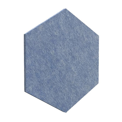 PET Hexagon Light Blue Color Pack 6pc,2 Thickness. GP-05