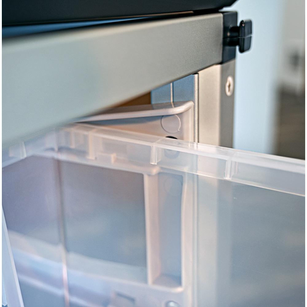 Modular Classroom Storage Cabinet - 3 side-by-side modules with 18 small bins
