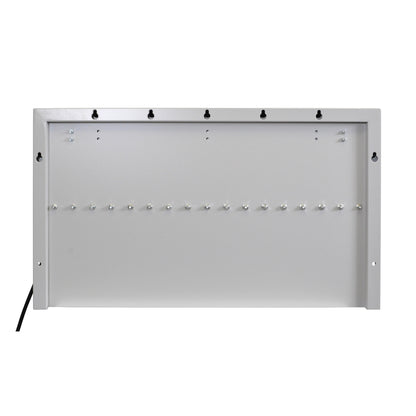 Wall/ Desk Charging Box 16 Tablets/Chromebooks includes a 16 outlet horizontal power strip.
