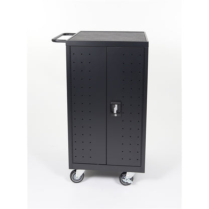 Black 18 Laptop Computer Charging Cart