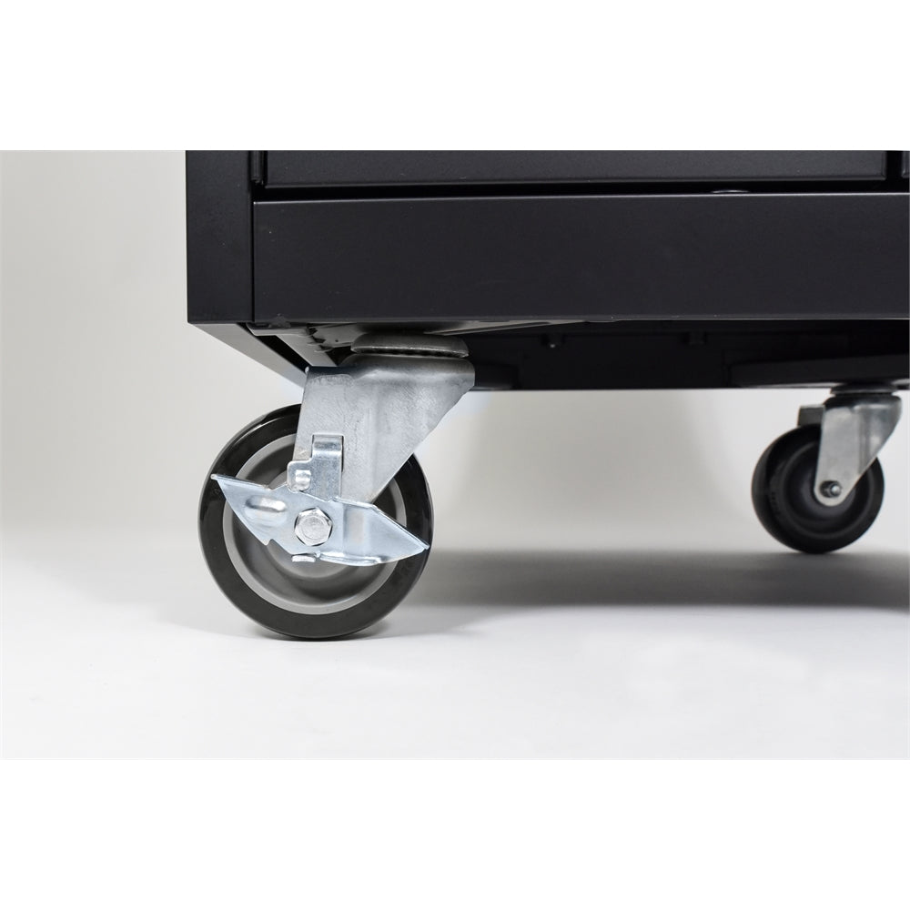 Black 18 Laptop Computer Charging Cart