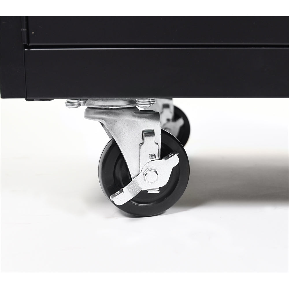Black 24 Laptop Computer Charging Cart