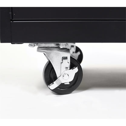 Black 24 Laptop Computer Charging Cart