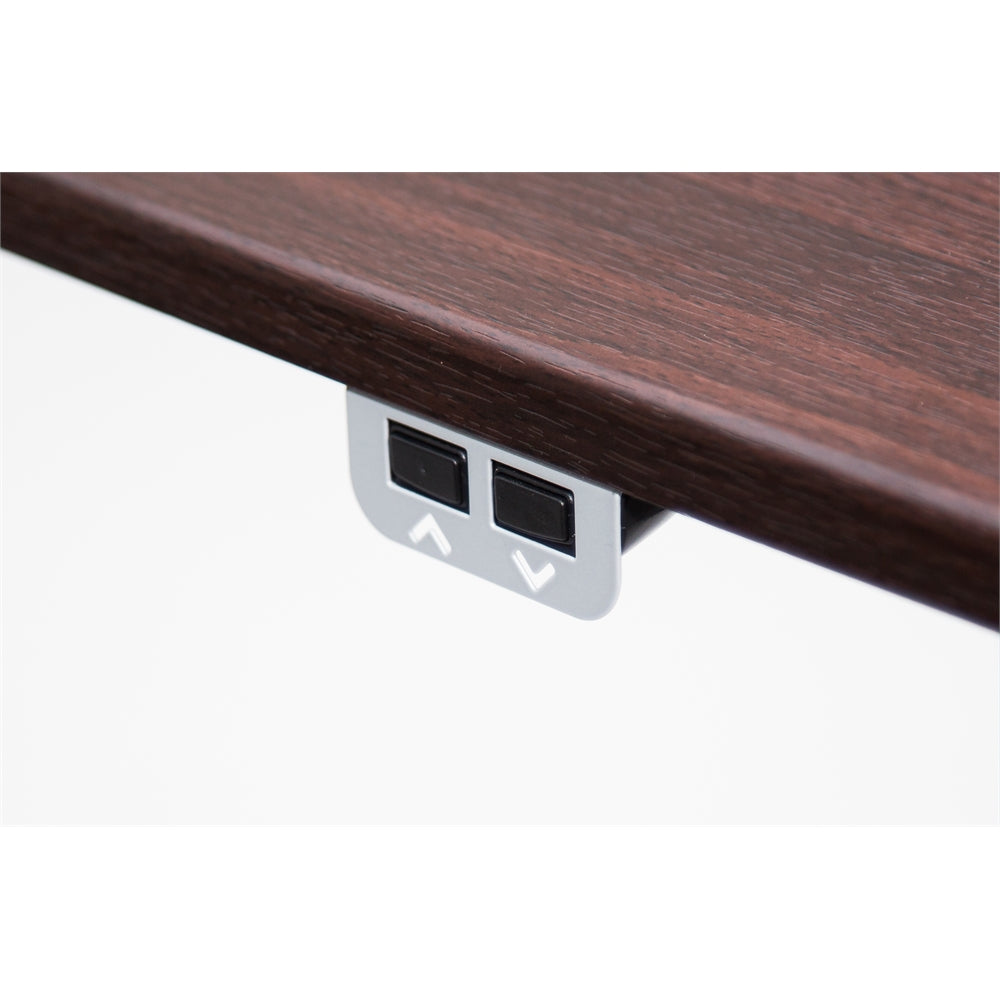 STANDE-48 48" Electric Standing Desk Black/Walnut
