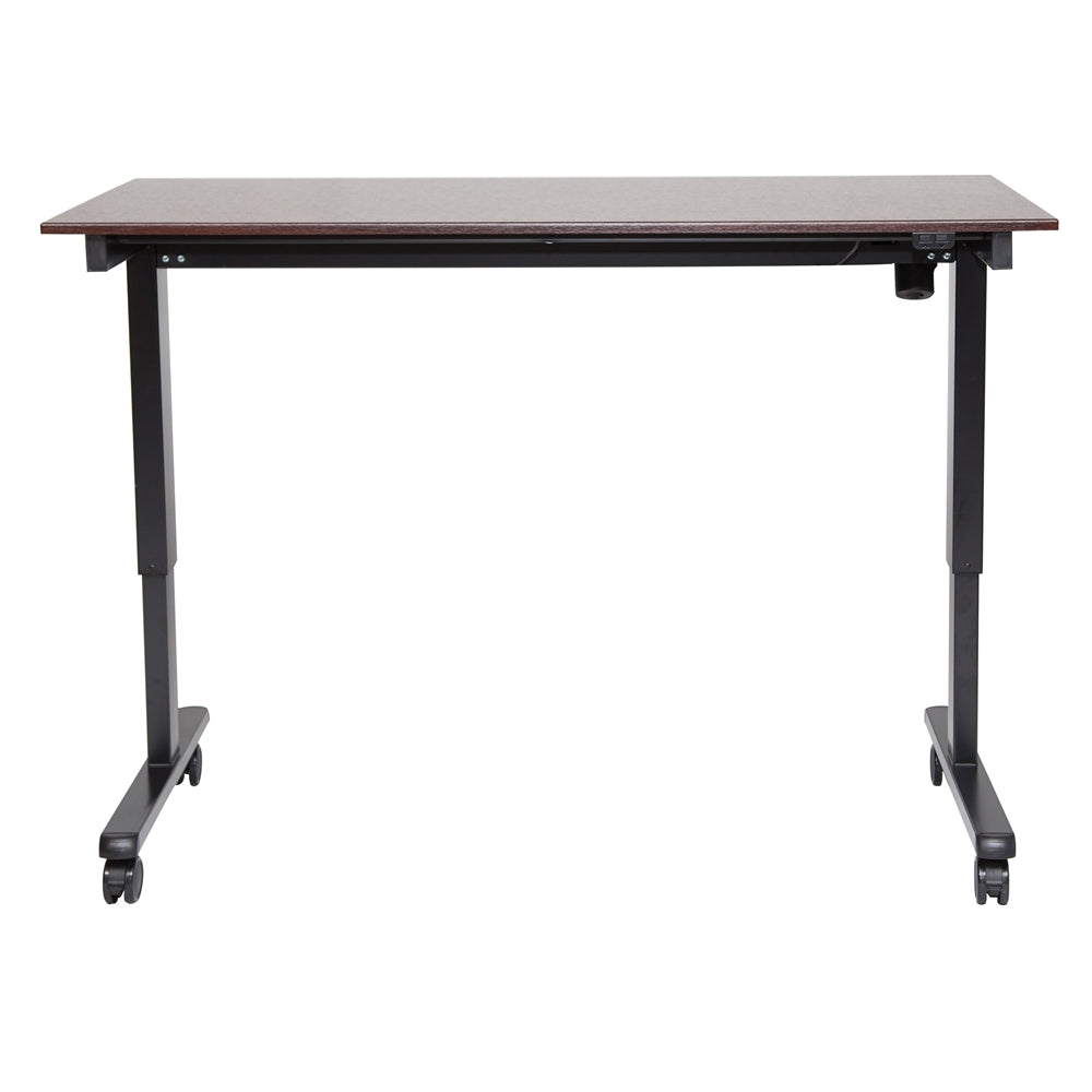 STANDE-60 60" Electric Standing Desk Black/Walnut