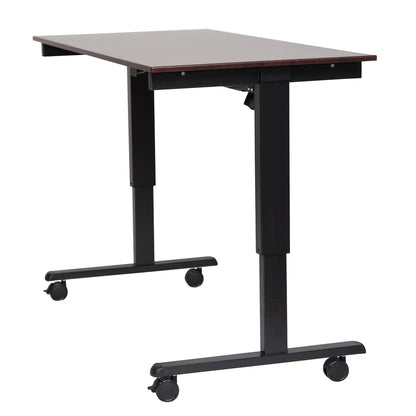 STANDE-60 60" Electric Standing Desk Black/Walnut