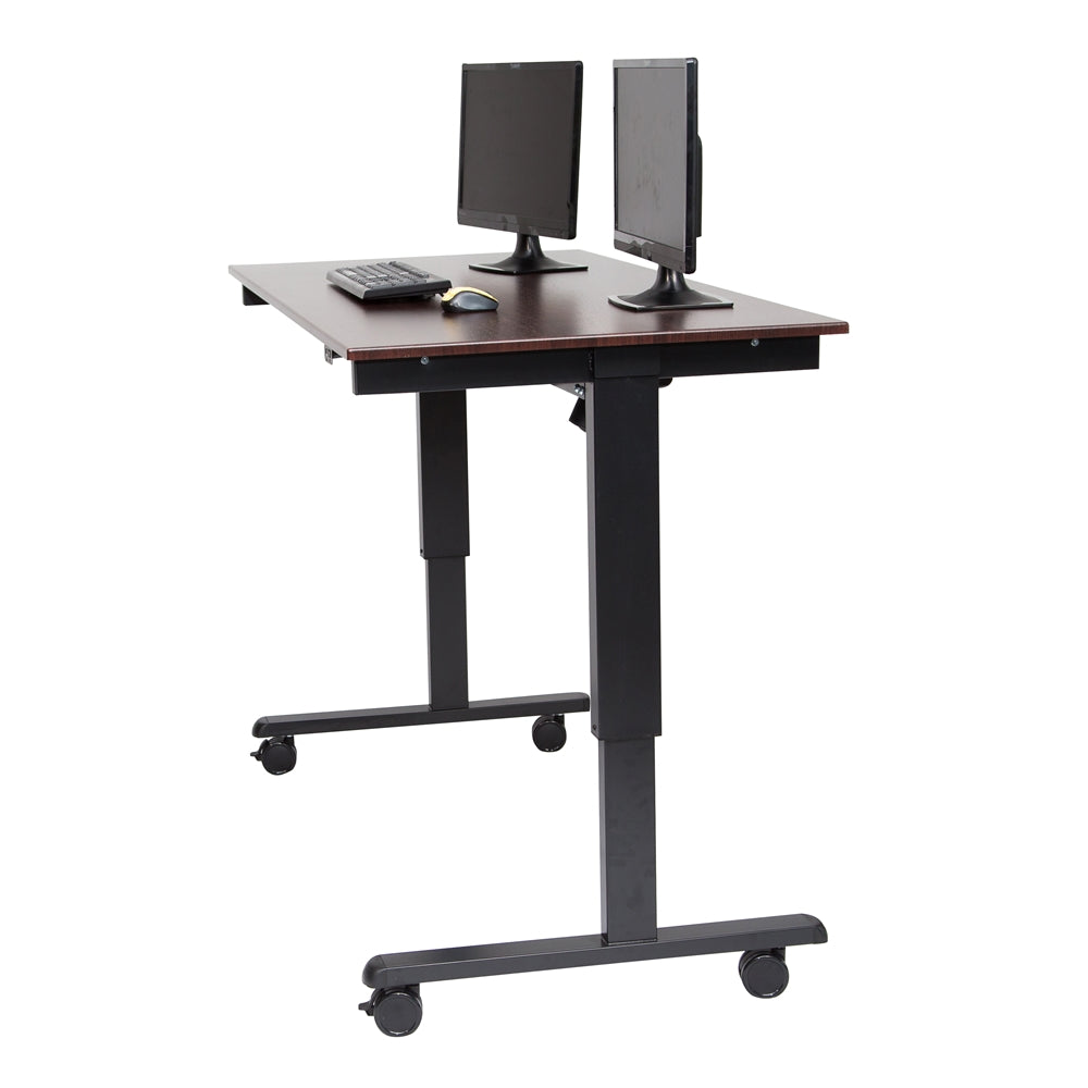 STANDE-60 60" Electric Standing Desk Black/Walnut
