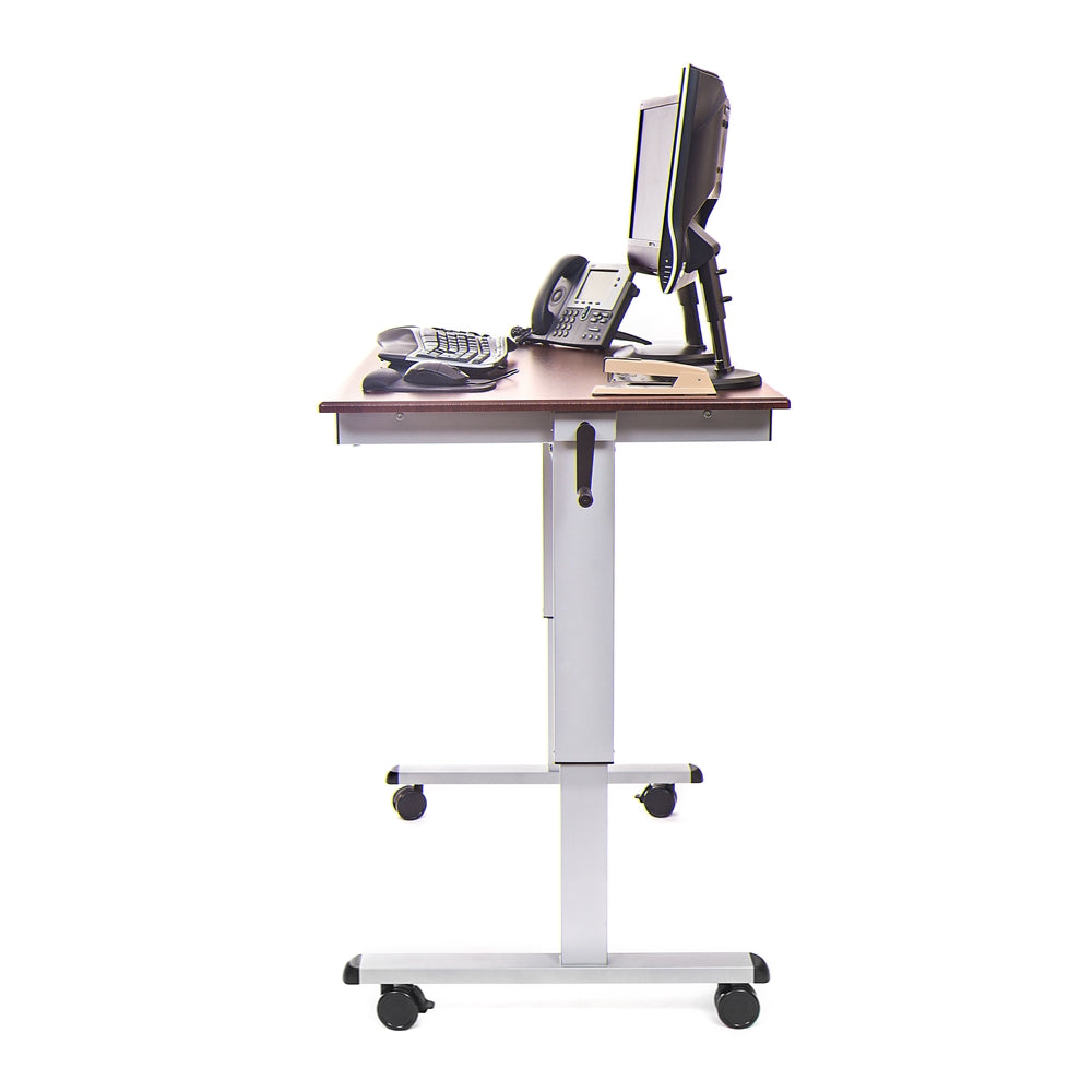 Standup-CF48-DW 48" Crank Adjustable Stand Up Desk