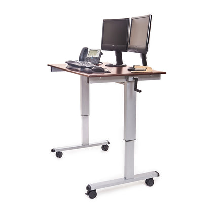 Standup-CF48-DW 48" Crank Adjustable Stand Up Desk