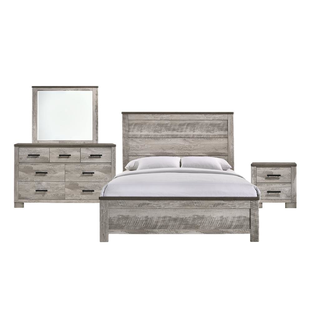 Adam King Panel Bed