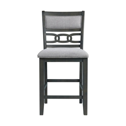 Taylor Counter Height Side Chair Set in Gray