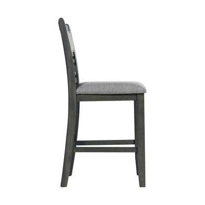 Taylor Counter Height Side Chair Set in Gray