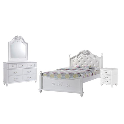 Annie Full Platform 4PC Bedroom Set w/ Storage Trundle