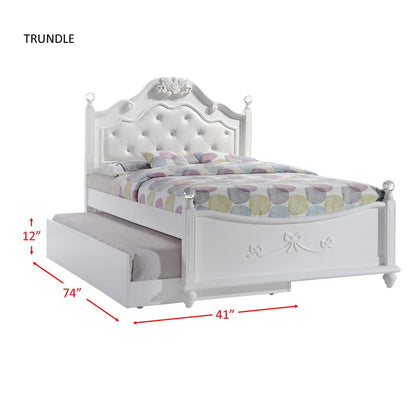 Annie Full Platform 4PC Bedroom Set w/ Storage Trundle