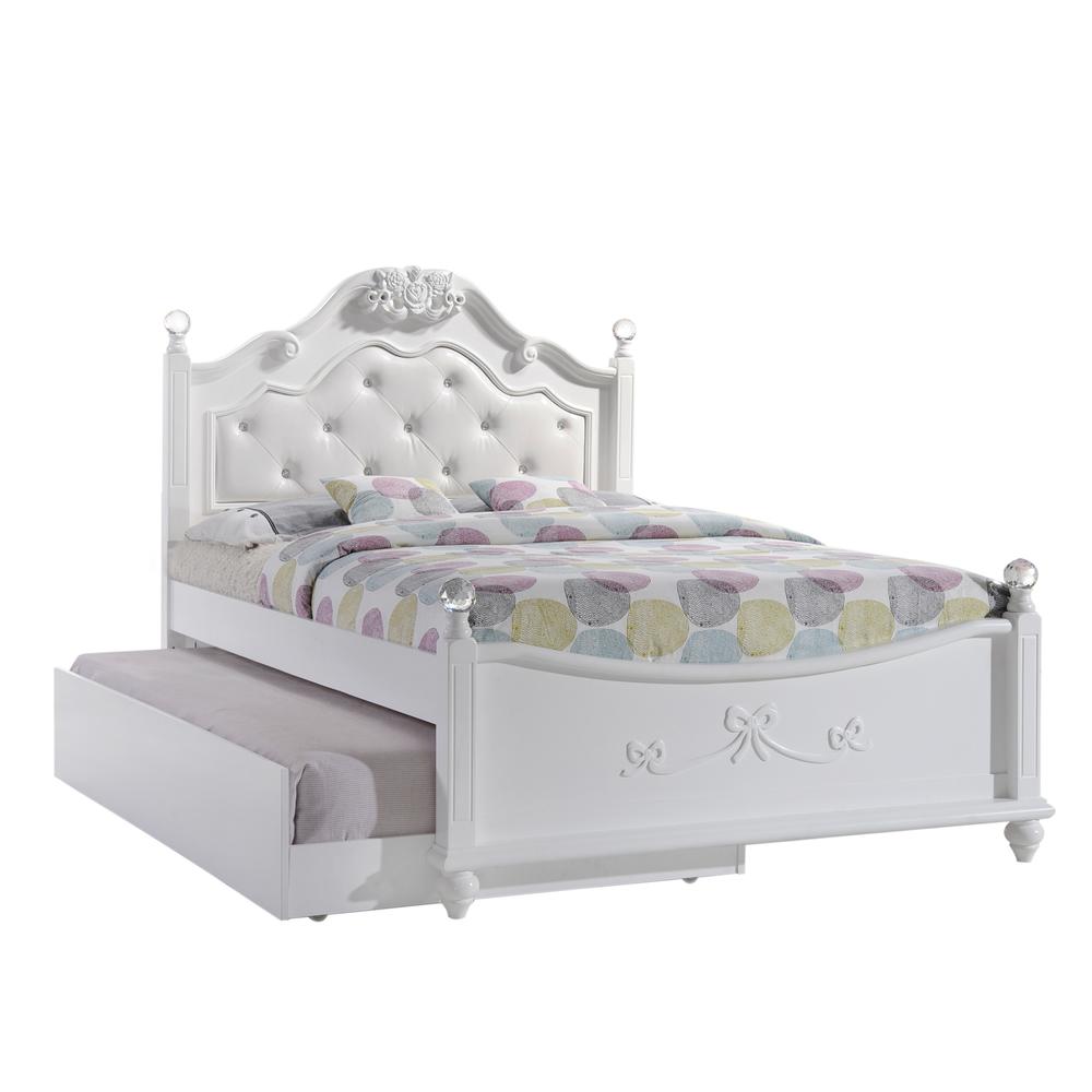 Annie Full Platform 4PC Bedroom Set w/ Storage Trundle