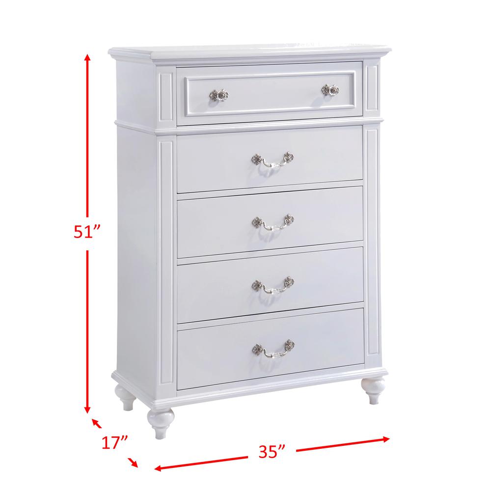 Annie Full Platform 5PC Bedroom Set w/ Storage Trundle