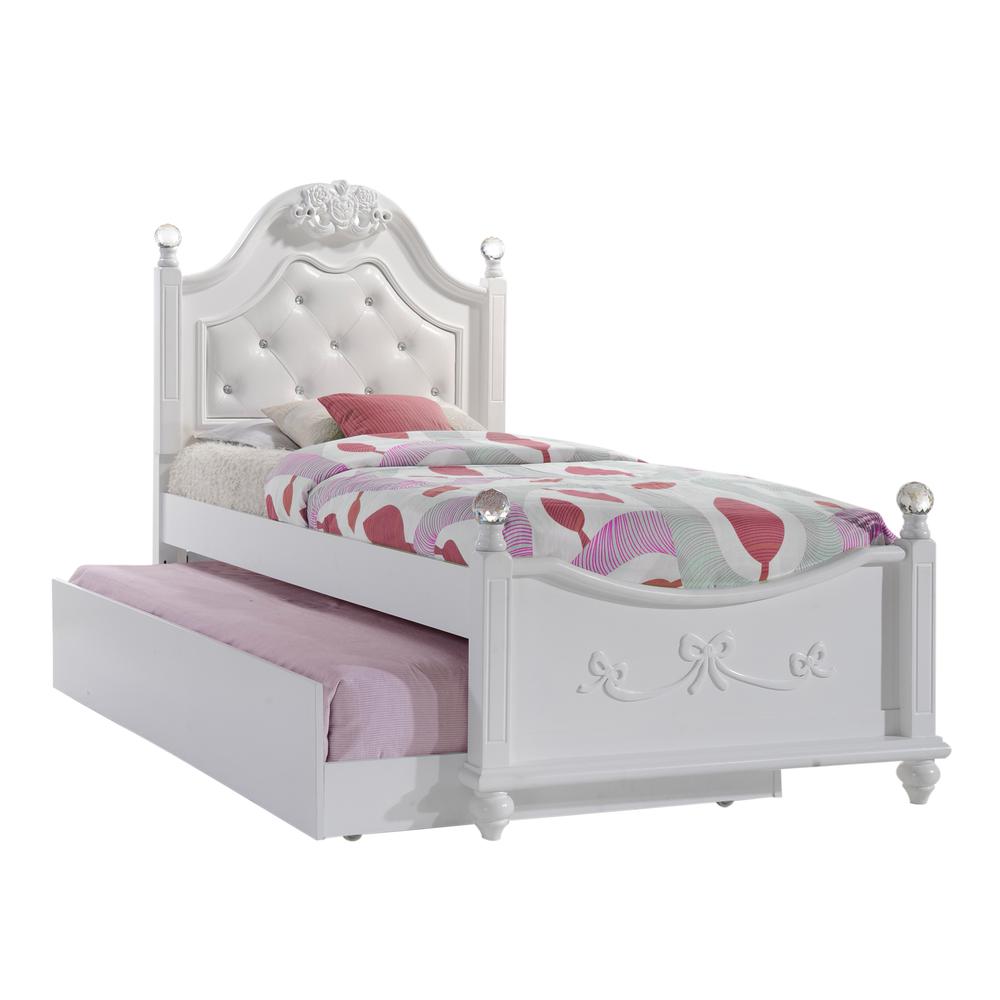 Annie Twin Platform 4PC Bedroom Set w/ Storage Trundle