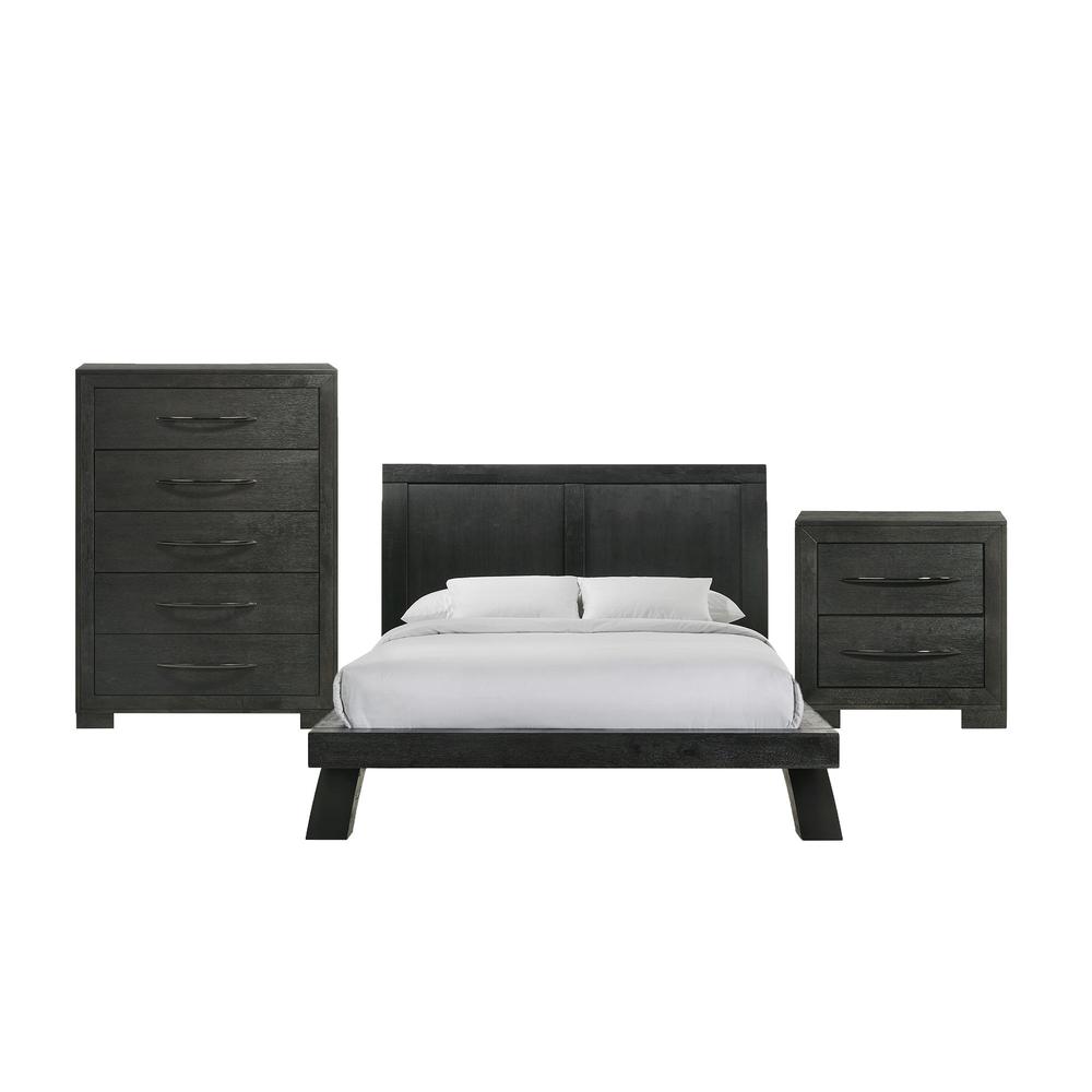 Kenn Full Bed in Black