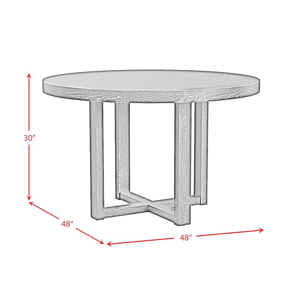 Grenada 5PC Standard Height Dining Set in Black-Table and Four Chairs