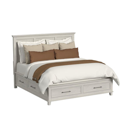 Henrik King Storage 3PC Bedroom Set in Ivory