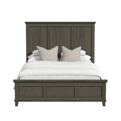 Canterbury Queen Panel Bed in Grey