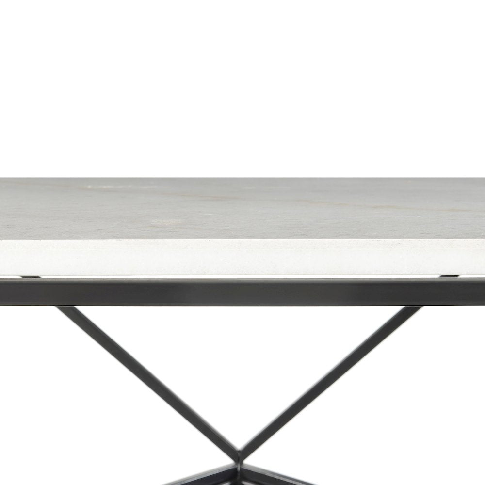 Conner Coffee Table W/ Metal Leg