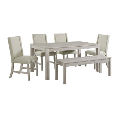 Holmes Rectangular Dining Table in White