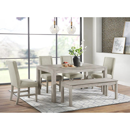 Holmes Rectangular Dining Table in White