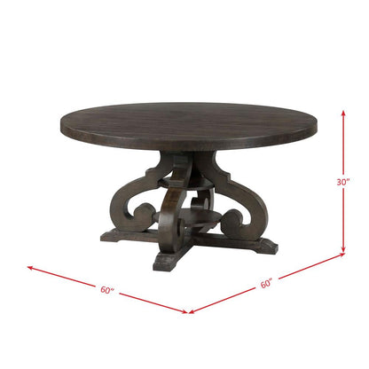 Stanford Round 5PC Dining Set-Round Table & 4 Chairs