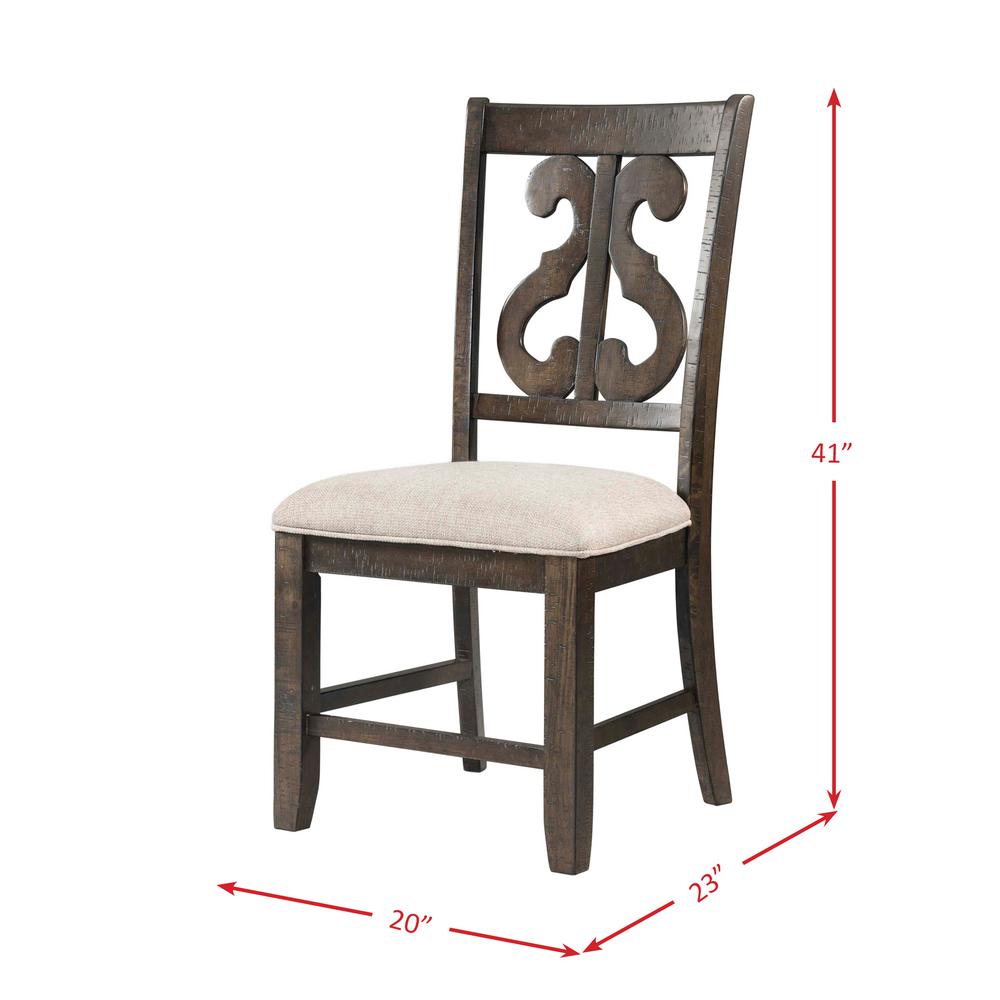 Stanford Round 7PC Dining Set-Round Table & 6 Chairs