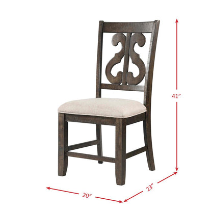Stanford Round 7PC Dining Set-Round Table & 6 Chairs