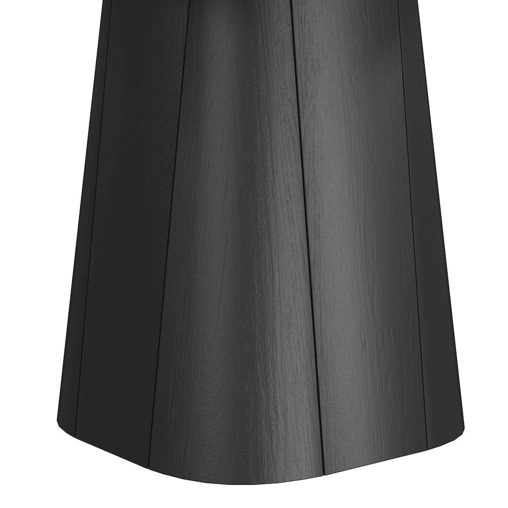 Yuri End Table in White and Black