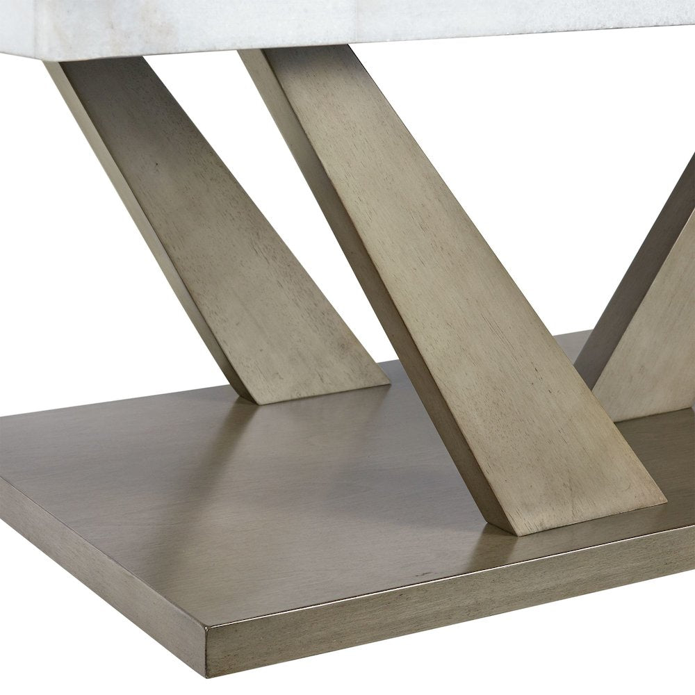 Graham Rectangular Coffee Table in Grey