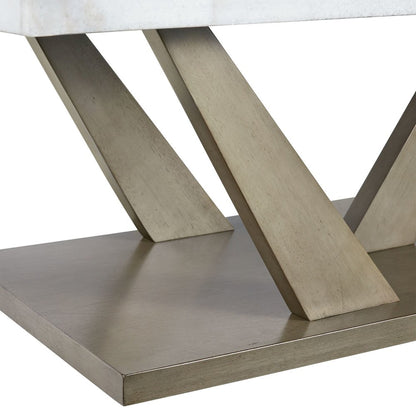 Graham Rectangular Coffee Table in Grey