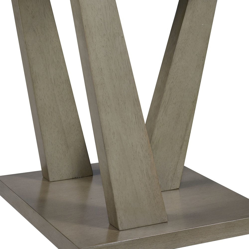 Graham Square End Table in Grey