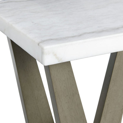 Graham Square End Table in Grey