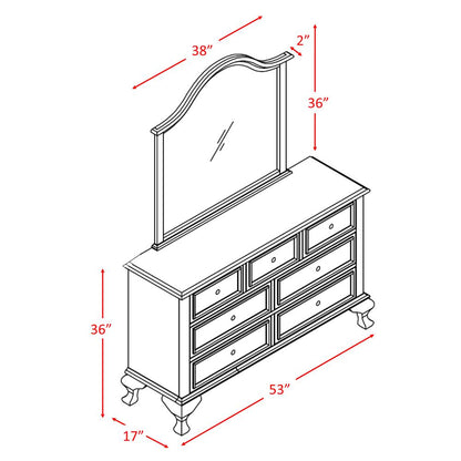 Jenna Full Panel 6PC Bedroom Set
