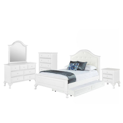 Jenna Full Panel w/ Trundle 5PC Bedroom Set