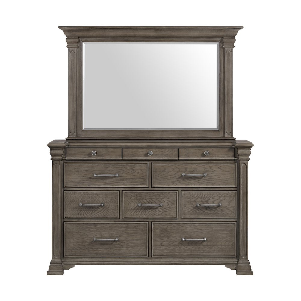 Paterson  Dresser & Mirror in Grey