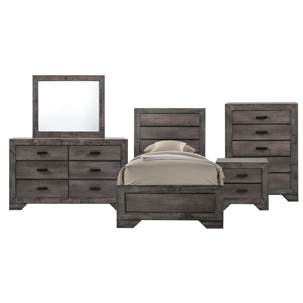 Grayson Youth Twin Panel 5PC Bedroom Set