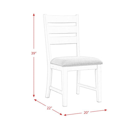Picket House Furnishings Barrett Ladder Back Side Chair Set