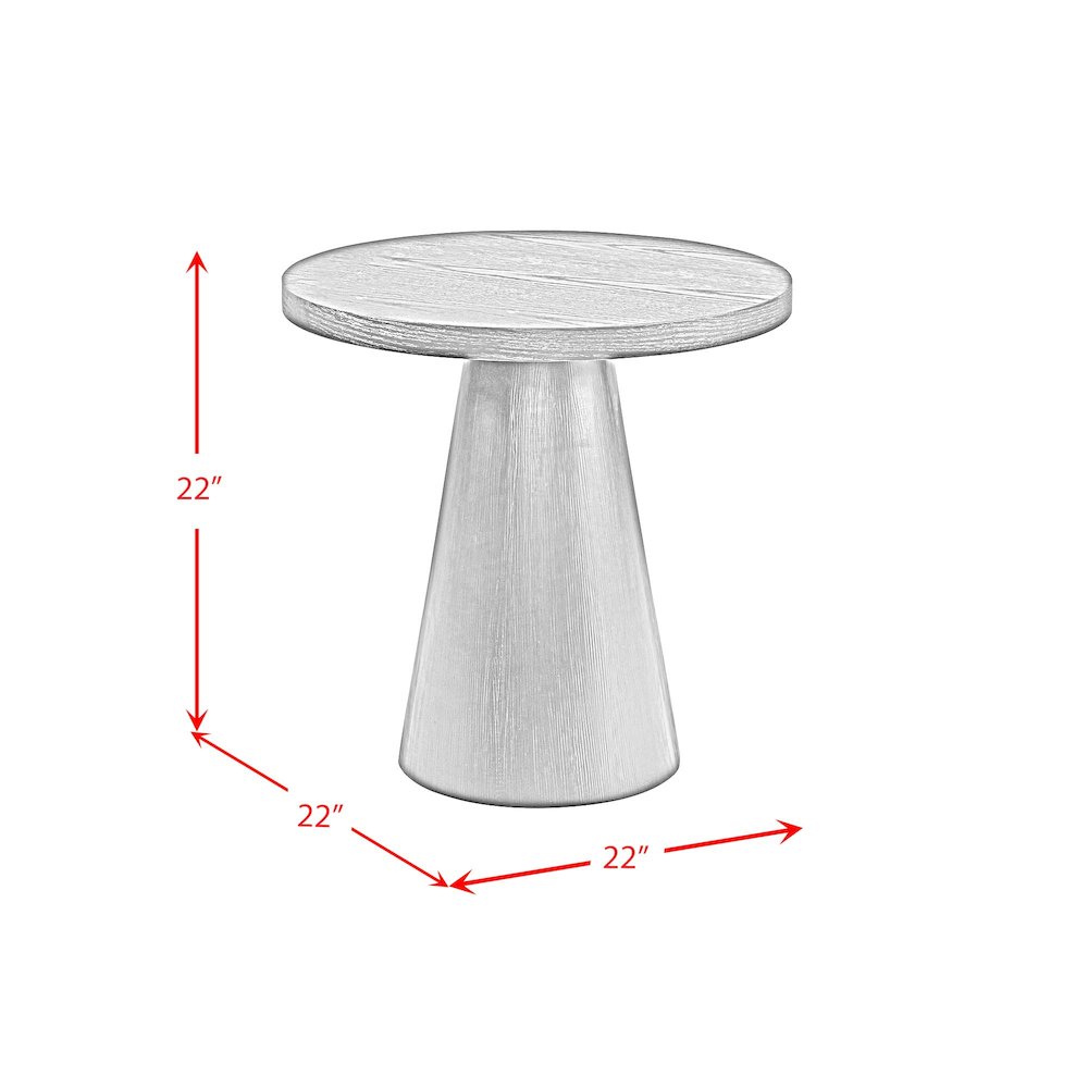 Canal  End Table in Black