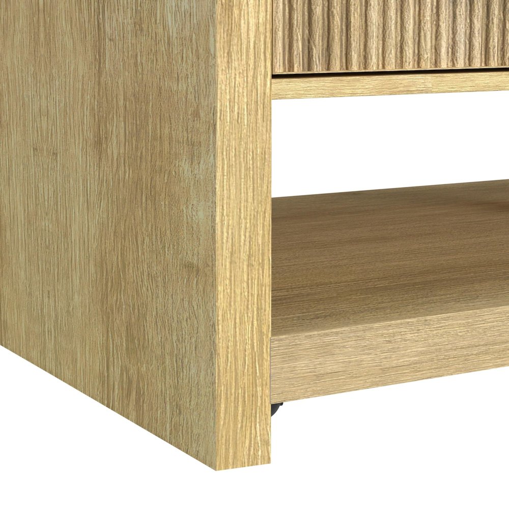 Woodridge 2PC Occasional Table Set in Natural-Coffee Table & End Table