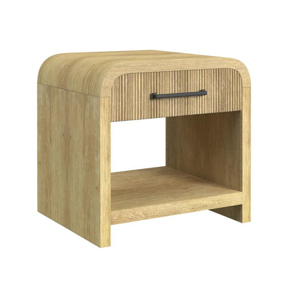 Woodridge 2PC Occasional Table Set in Natural-Coffee Table & End Table