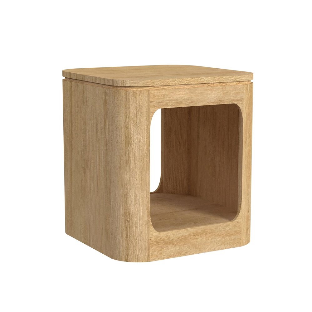 Camelot 2PC Occasional Table Set in Natural-Coffee Table & End Table