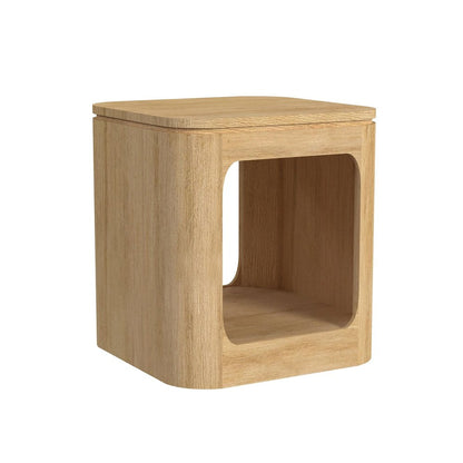 Camelot 2PC Occasional Table Set in Natural-Coffee Table & End Table